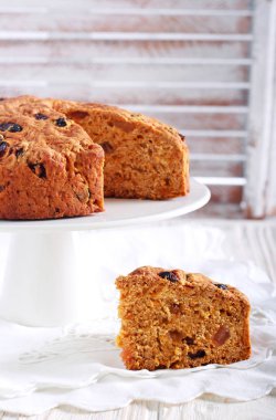 Vejetaryen havuç kek (hiç yağ yok, günlük yok, yumurta yok)