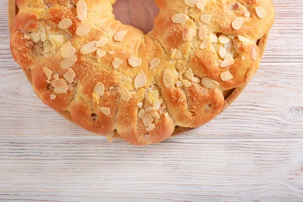 Pan dulce con relleno de fruta —  Fotos de Stock