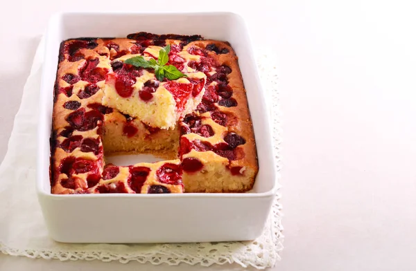 Berry kek — Stok fotoğraf