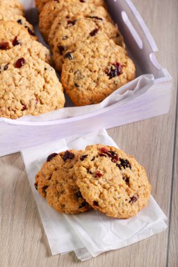 Kızılcık yulaflı kurabiye 