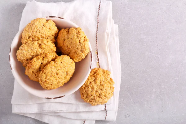 Pumpkin oatmeal cookies — Stock Photo, Image