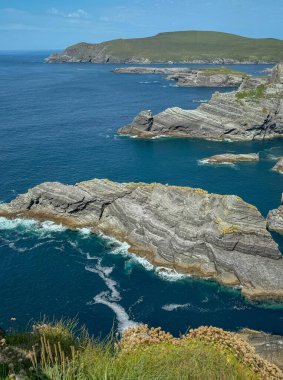 Kerry uçurumları, İrlanda 'nın güzel doğa manzarası.