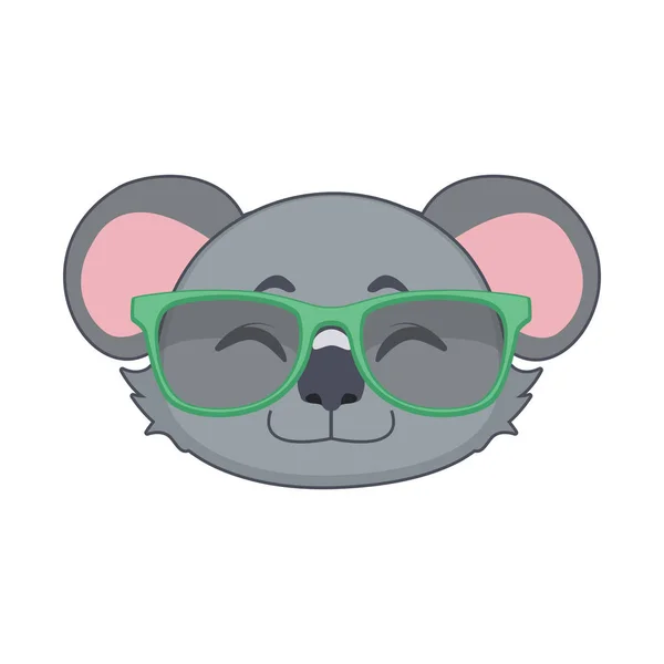 Avatar a vidám koala — Stock Vector