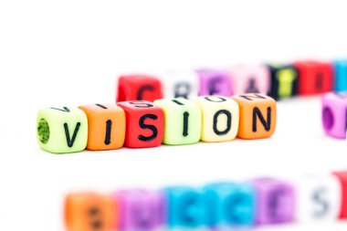 Alfabe bloğunu görme Word iş stratejisi kavramı için kapatın