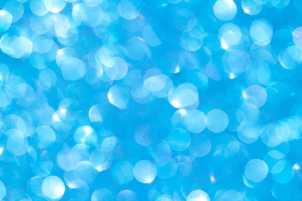 Abstract Fresh Blue Bokeh Light Background — Stock Photo, Image
