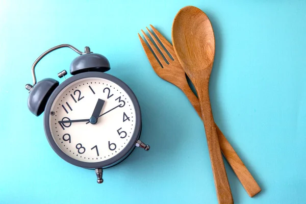 Timpul Pentru Pierde Greutate Controlul Alimentației Sau Timpul Pentru Conceptul — Fotografie, imagine de stoc