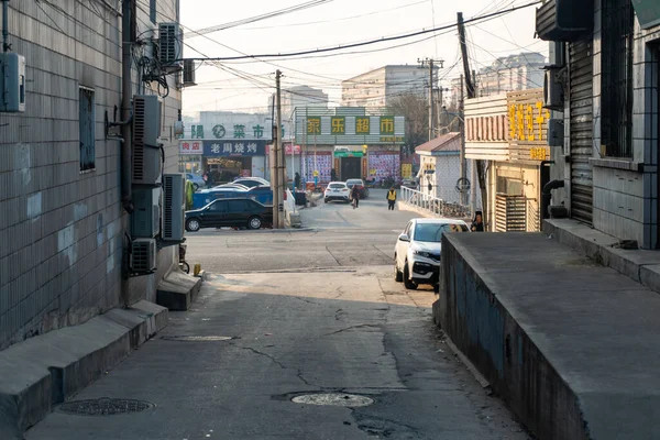 Old Street Chinese Small City — Stock Photo, Image