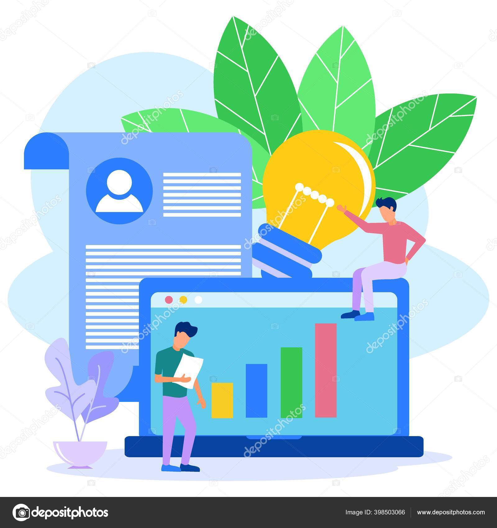 Vektor Ilustrasi Dari Konsep Bisnis Pertumbuhan Usaha Perusahaan Peningkatan Kualitas Stok Vektor C Ismunandarrambe94 Gmail Com 398503066