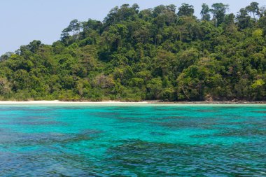 Deniz suyu ve onun çevre Ko Rok, Krabi, Tayland, Thailand, güzel bir sahne.