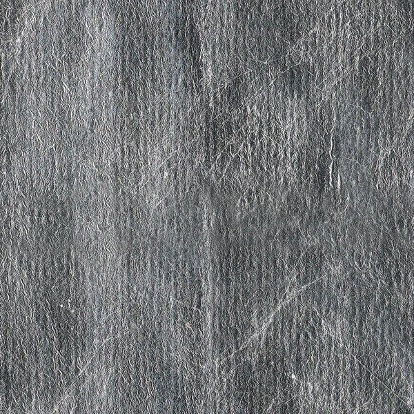 Dark silver metallic background with pronounced texture in square orientation. Silver leaf. — Stock Photo, Image
