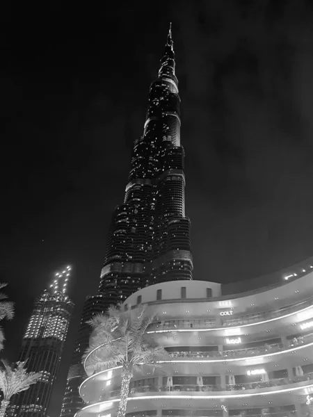 Dubai Egyesült Arab Emírségek 2020 Február Világ Legmagasabb Épülete Burj — Stock Fotó