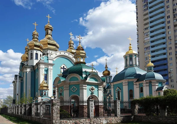 Kiev Ukraine April 2020 Church Nativity Uoc Kiev — Stock Photo, Image