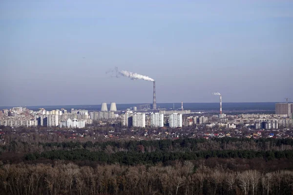 우크라이나 키예프 2019 파이프 도시의 — 스톡 사진