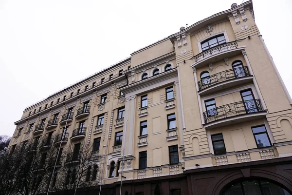 Kijów Ukraina Stycznia 2020 Starożytny Budynek Miasta Kijowie Placu Pocztowym — Zdjęcie stockowe