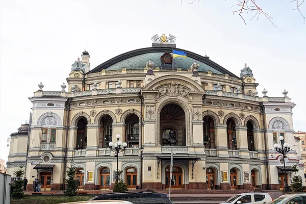 Κίεβο Ουκρανία Δεκεμβρίου 2019 Taras Shevchenko Εθνική Ακαδημαϊκή Όπερα Και — Φωτογραφία Αρχείου