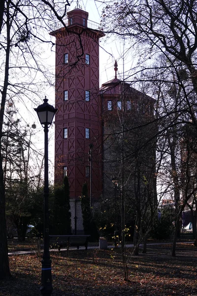 Kyjev Ukrajina Listopadu 2019 Vodní Muzeum Bývalá Vodárenská Věž Kyjevě — Stock fotografie