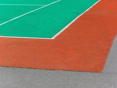 Tenis alan. Büyük tenis. Parça