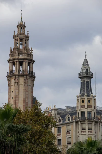 Architektura i fotografia uliczna, Barcelona, Hiszpania, 2018 — Zdjęcie stockowe