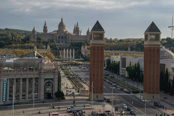 Architektura i fotografia uliczna, Barcelona, Hiszpania, 2018 — Zdjęcie stockowe