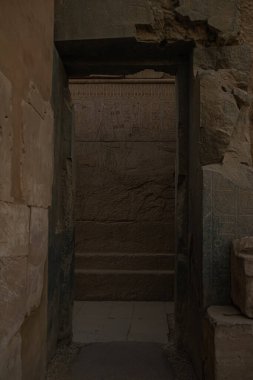 Tarihsel hedef, mimari ve heykel Luxor Karnak, Mısır 2018