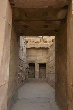 Tarihsel hedef, mimari ve heykel Luxor Karnak, Mısır 2018