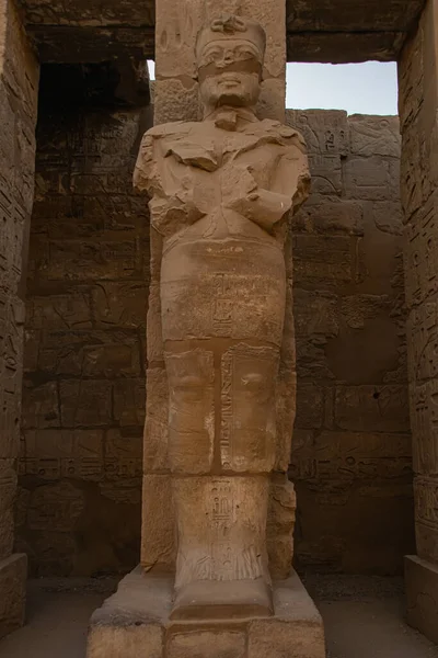 Destino histórico, arquitectura y escultura de Luxor Karnak, Egipto 2018 —  Fotos de Stock