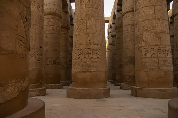 2018 년 9 월 30 일에 확인 함 . Historical destination, Architecture and sculpture from Luxor Karnak, Egypt 2018 — 스톡 사진