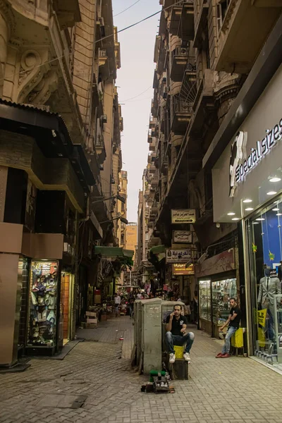 Architektur und Straßenszene aus Ägypten, El Cairo 2018 — Stockfoto