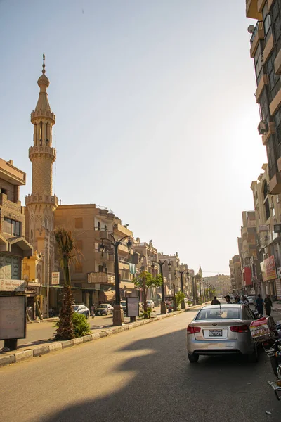 Architektura a pouliční scéna z Egypta, El Cairo 2018 — Stock fotografie