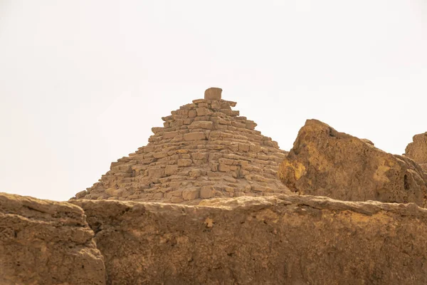 Panoramic view from Giza Desert, Architecture and historical place from Egypt, El Cairo 2018 — Stock Photo, Image