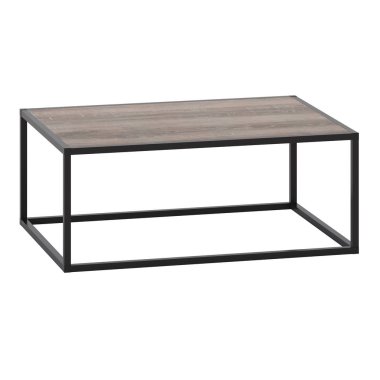 Beyaz arka plan üzerine izole edilmiş sehpa. 3d render.