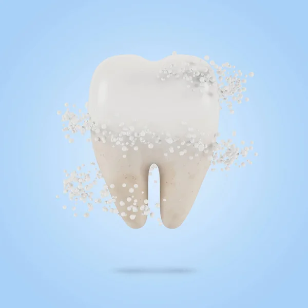 Tandblekning Begreppet Tandundersökning Tänder Tandhälsa Och Hygien Illustration — Stockfoto