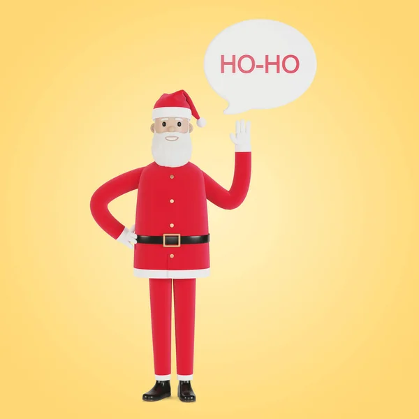 Щасливого Санта Клауса Різдвяних Листівок Значків Етикеток Ілюстрація Стилі Карикатур — стокове фото