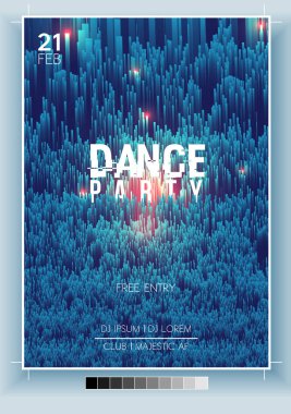 Soyut soyut Fiber optik arka plan afiş, el ilanı şablonu - vektör çizim