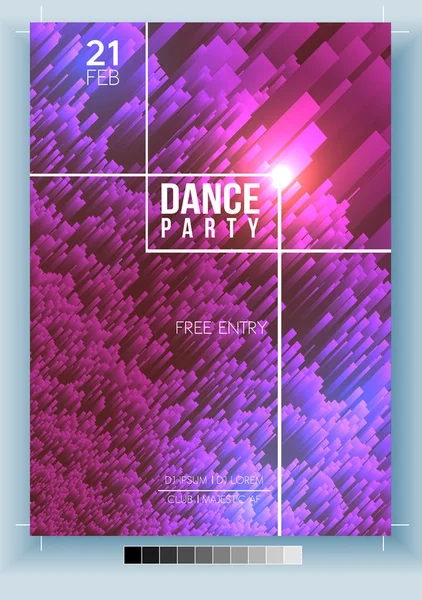 Soyut soyut Fiber optik arka plan afiş, el ilanı şablonu - vektör çizim