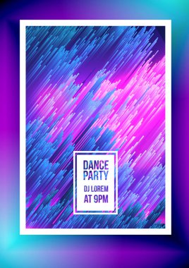 Soyut soyut Fiber optik arka plan afiş, el ilanı şablonu - vektör çizim