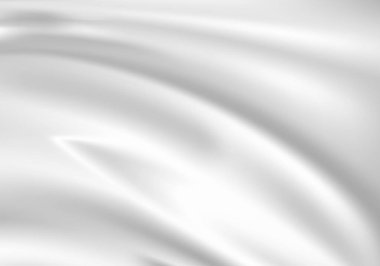 Soyut vektör arka plan lüks ipek gri desenli kadife kumaş, 3D çizim vektörü, 3D illüstrasyon ürün gösterimi için saten dalga şekli formlarını taklit ediyor. nesne için modern arkaplan.