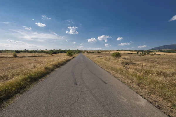 Beautiful Clear Road to Sofia city in Bulgaria