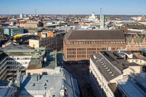Helsinki şehrinin panoramik görünüm