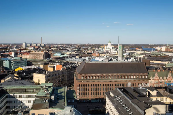 Helsinki şehrinin panoramik görünüm