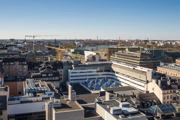 Helsinki şehrinin panoramik görünüm