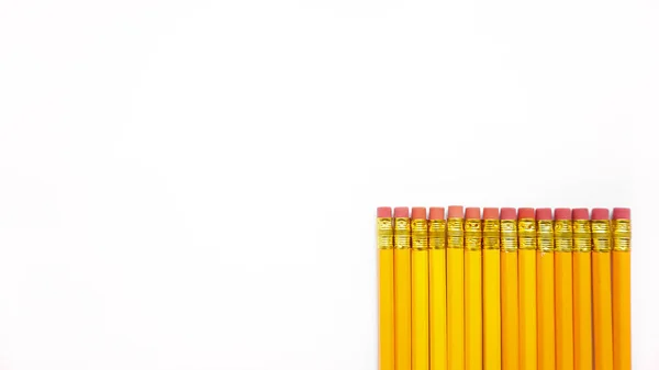 Blunt Pencils Erasable Rubber Band — Stock Photo, Image