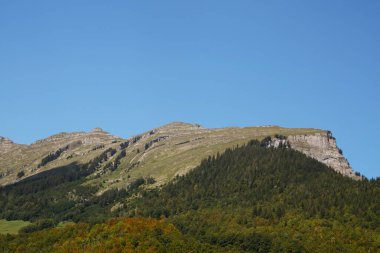 Avusturya 'daki Glatthorn 2134 metre yüksekliğindeki Alpler Panoraması' nın resimleri