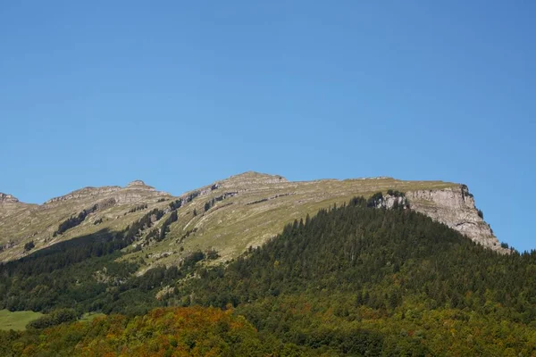 Bilder Eines Alpenpanoramas Österreich Glatthorn 2134 Meter Hoch — Stockfoto