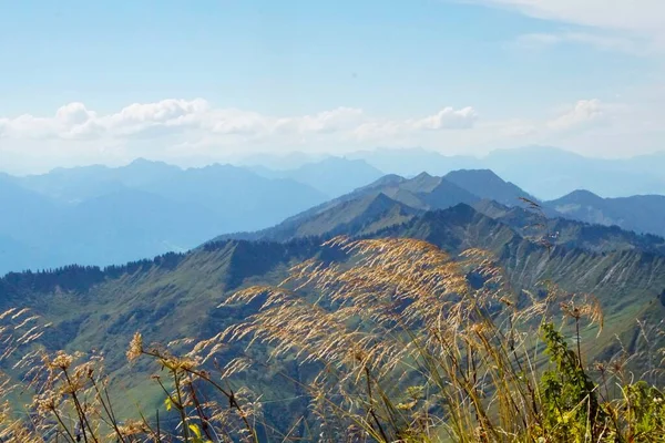 Photos Panorama Des Alpes Autriche Glatthorn 2134 Mètres Haut — Photo