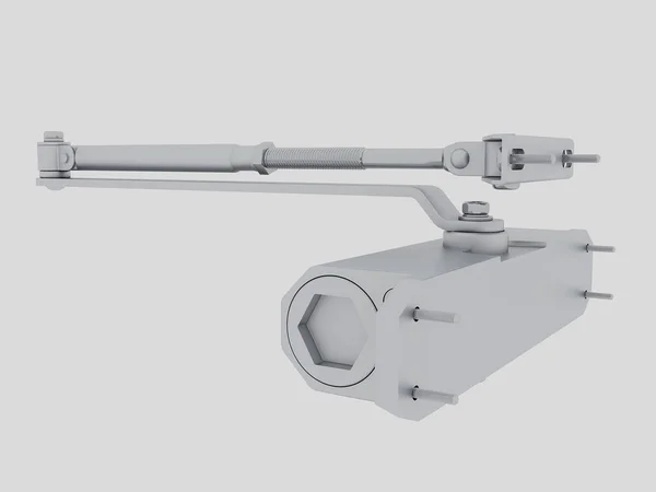 Kapının detaylı görüntüsü perspektife daha yakın