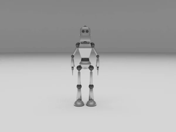 Rendering Eines Roboters Mit Unterschiedlichen Emotionen — Stockfoto
