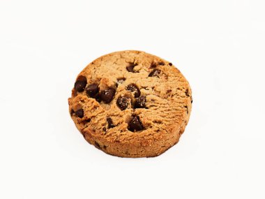 Beyaz arkaplanda izole edilmiş çerezler.