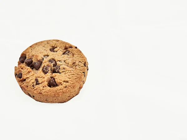 Cookie Elszigetelt Fehér Háttér — Stock Fotó