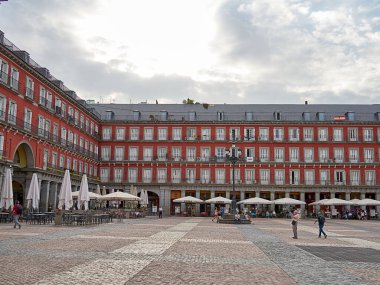 Madrid, İspanya - 14 Eylül 2020: Madrid 'deki 